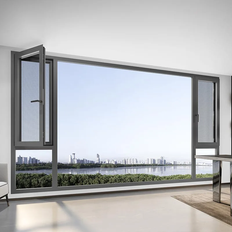 Ventanas de aleación de aluminio con rotura de puente térmico
